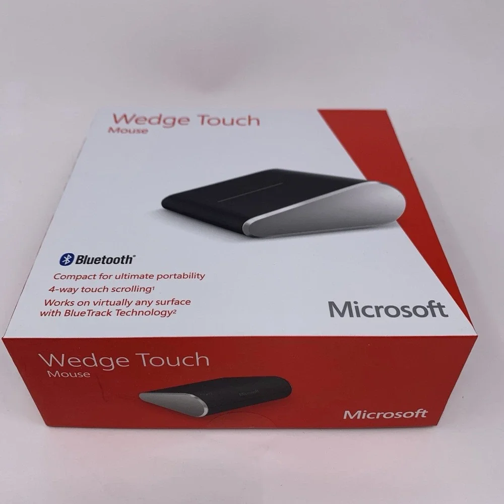 Microsoft Wedge Touch Bluetooth Mouse Model 1498 -  NEW OPEN BOX